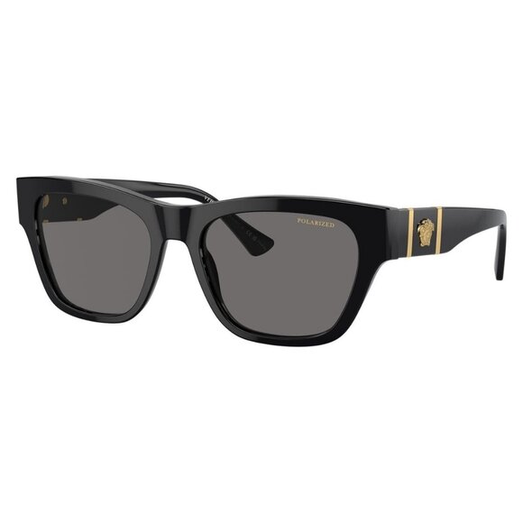 Versace Accessories - A0901Z New VERSACE Black Polarised Square VE4457 GB1/81 Sunglasses Women